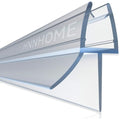 HNNHOME Shower Screen Door Seal Strip | 4-6mm Glass | 18mm Gap