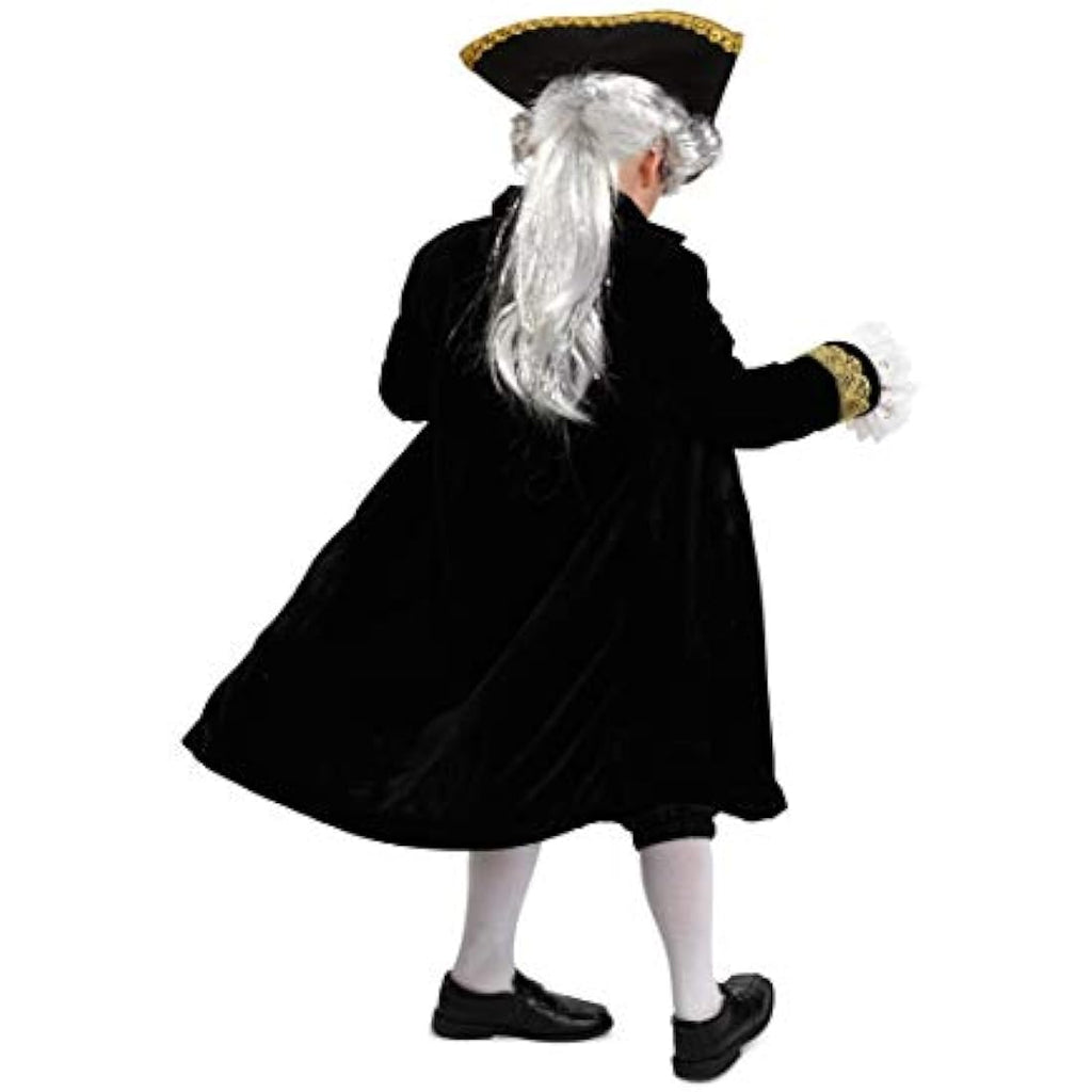 Alexander Hamilton Historical Costume for Kids – 5-Piece Dress Up Set