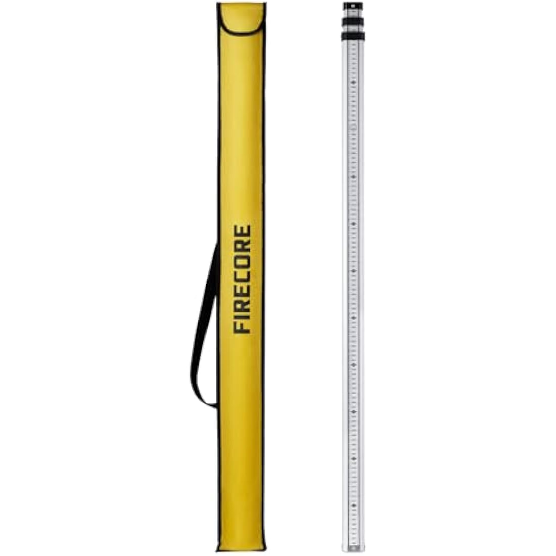 Firecore 3m Telescopic Levelling Staff | Aluminium Measuring Rod