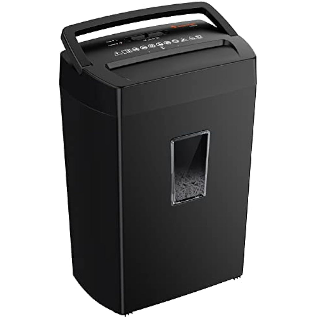 Bonsaii 12-Sheet Cross Cut Paper Shredder | P-4 Security & 21L Bin
