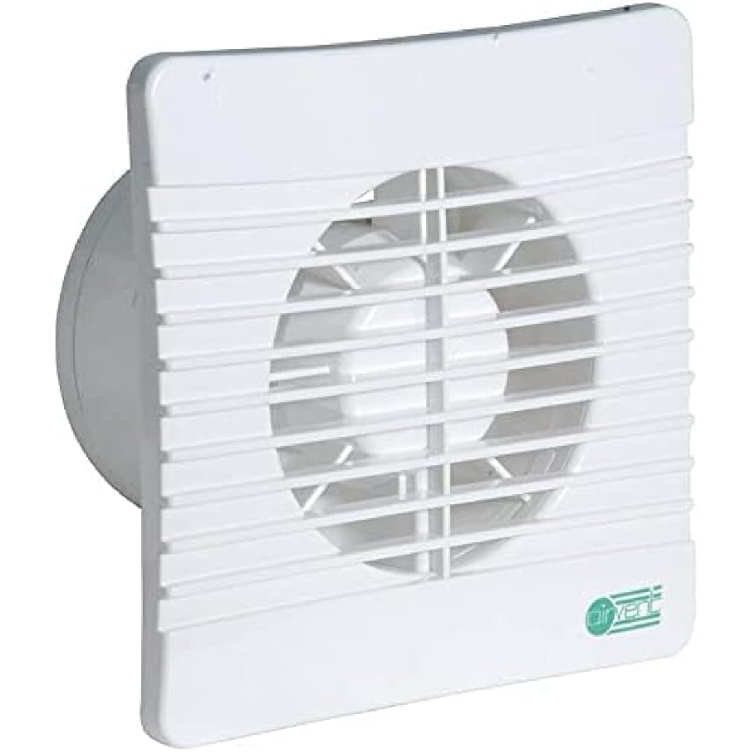 Airvent Slimline 100mm Bathroom Extractor Fan with Timer - White