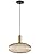 Jolof Store Modern Amber Glass Pendant Light – Gold Copper Hanging Lamp