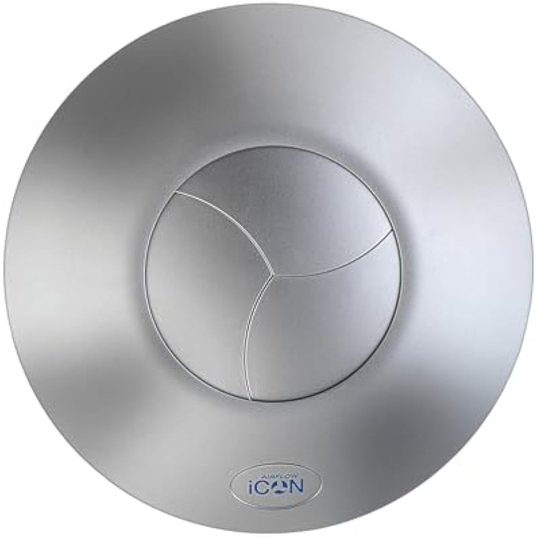 Airflow iCON 15 Extractor Fan Cover – Elegant Silver Designer Style