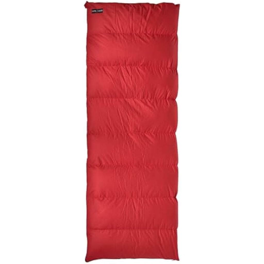Lowland Outdoor Companion Economy Down Sleeping Bag – Red, 210x80cm