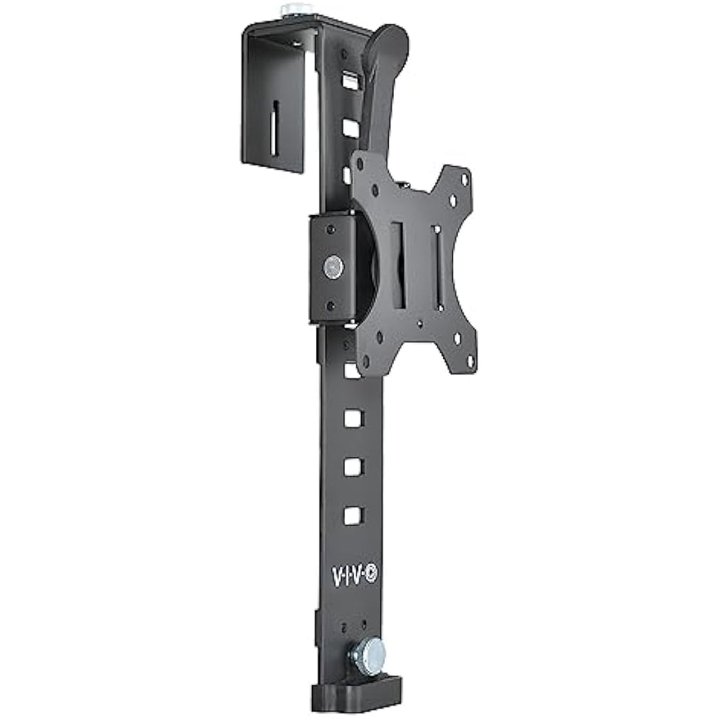 VIVO Cubicle Monitor Mount – Adjustable VESA Stand for 17 to 32 inch Screens