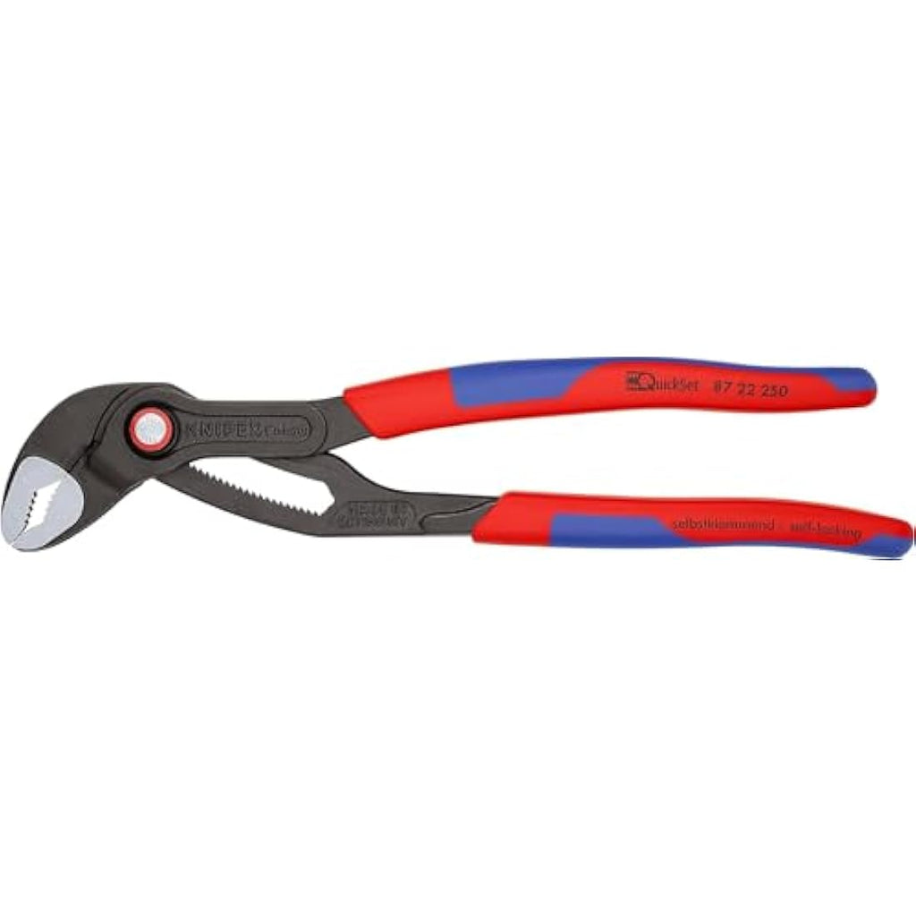 Knipex Cobra QuickSet Water Pump Pliers – 250mm Slim Grip 87 22 250