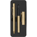 Faber-Castell Grip Edition Fountain and Ballpoint Pen Set, Gold, Nib M