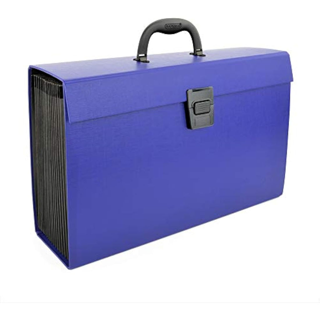 Rapesco 19-Part Expanding Box File Document Organiser, A4+, Blue