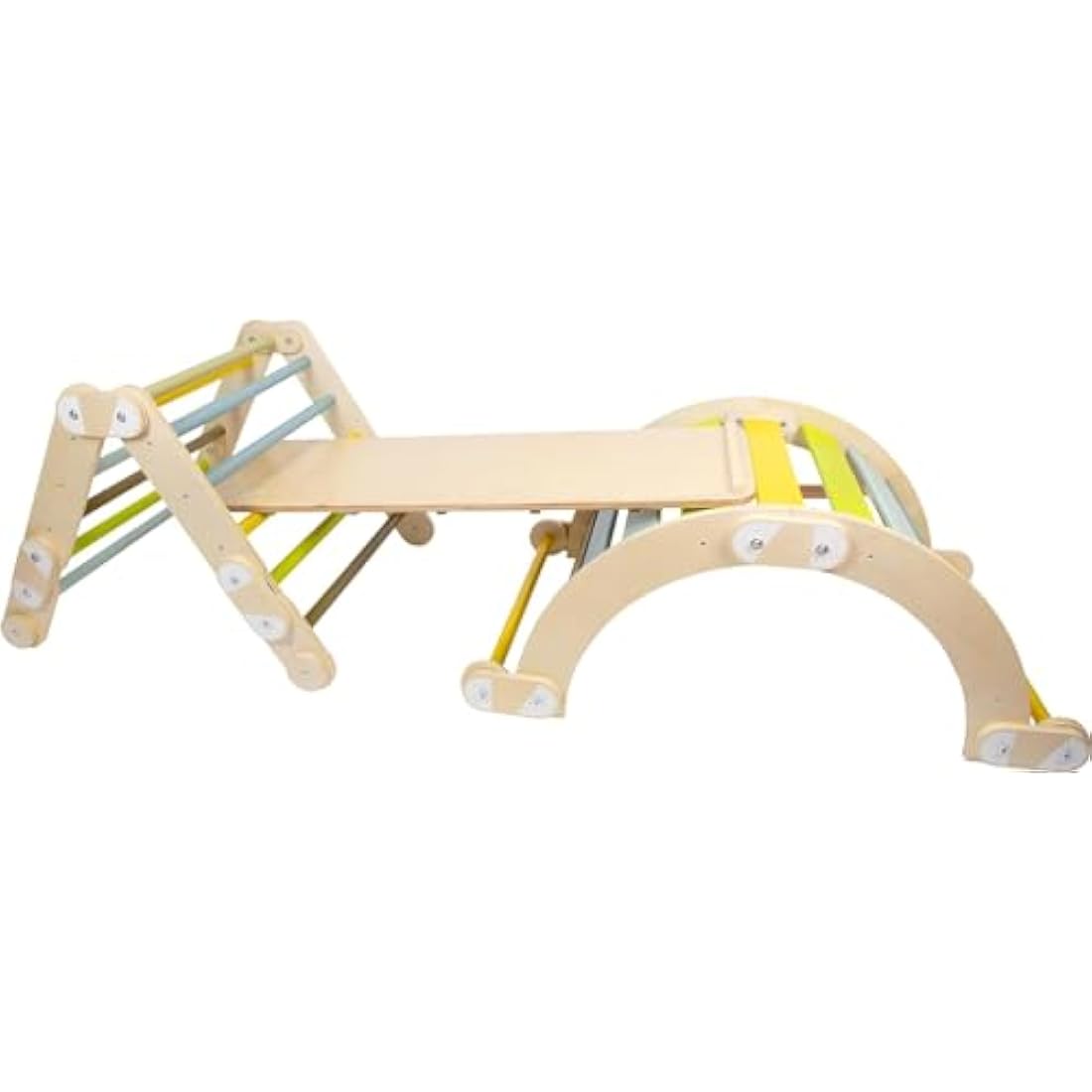 small foot Wooden Climbing Seesaw Adventure – Kids Indoor Exercise Toy