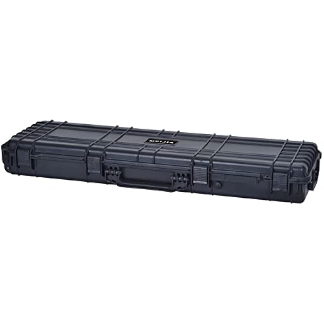 MEIJIA Waterproof Rolling Hard Rifle Case with Customizable Foam