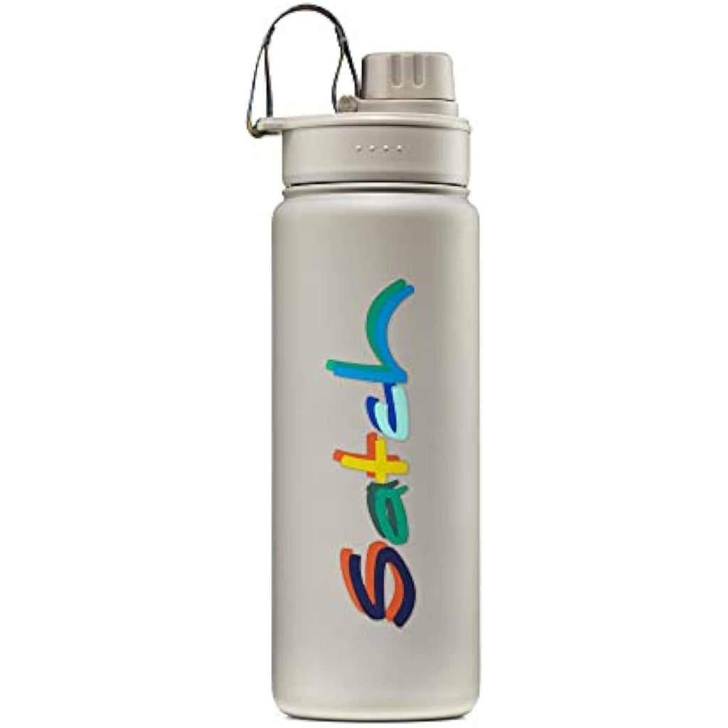 Satch Stainless Steel Drinking Bottle – 0.5L Leak-Proof BPA-Free Beige
