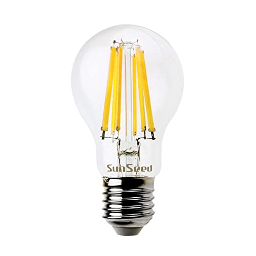 SunSeed 10W E27 LED Filament GLS Bulbs | 4000K Neutral White | 10-Pack