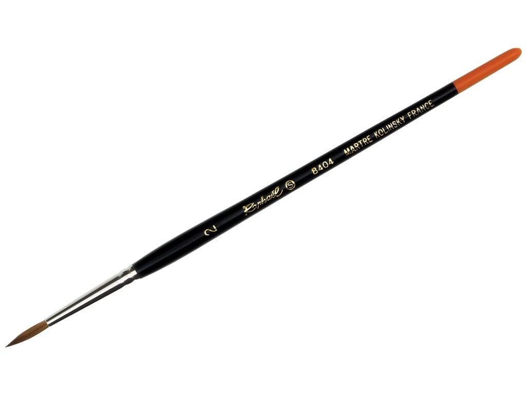 Raphael 8404 Kolinsky Sable Watercolor Brush - Size 2 Round Point