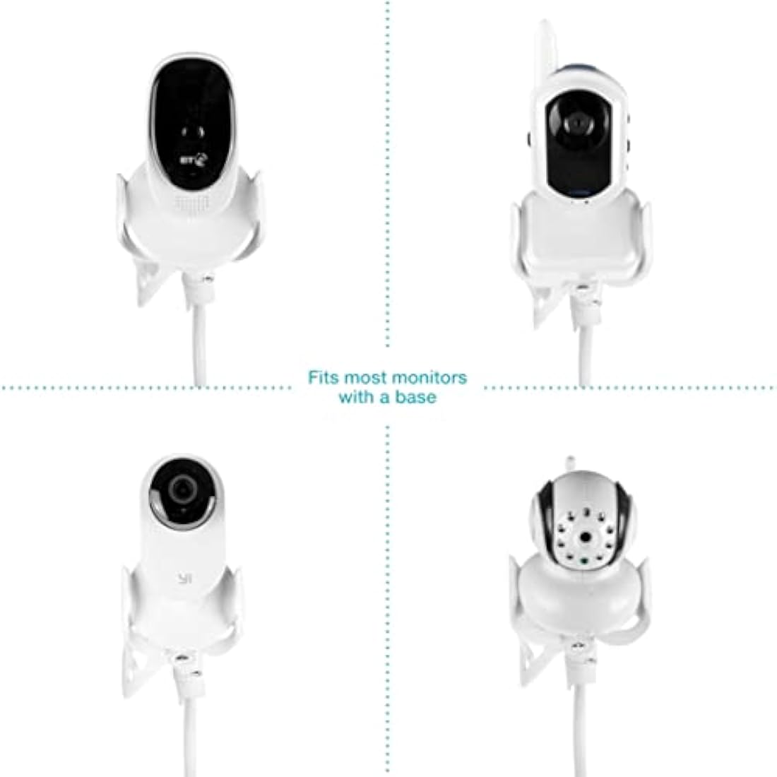 Jolof Store Flexi Twist Baby Monitor Holder – No-Drill Flexible Mount