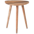 MH London Bond Triangle End Table – Mid-Century Solid Wood Side Table