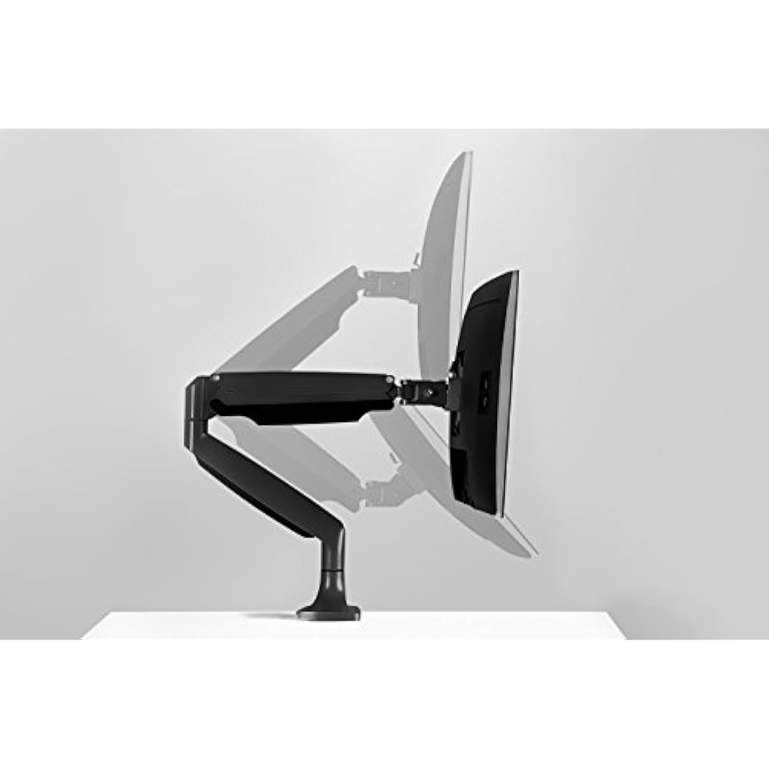 Mount-It! Single Monitor Arm – Gas Spring Desk Mount for 19-32" Screens