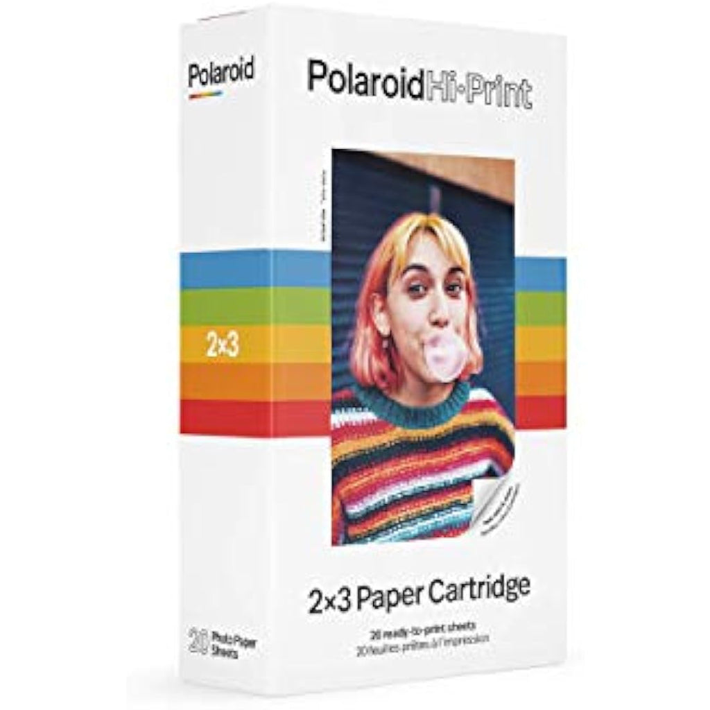 Polaroid Hi-Print 2x3 Paper Cartridge Triple Pack – 60 Sticky Sheets
