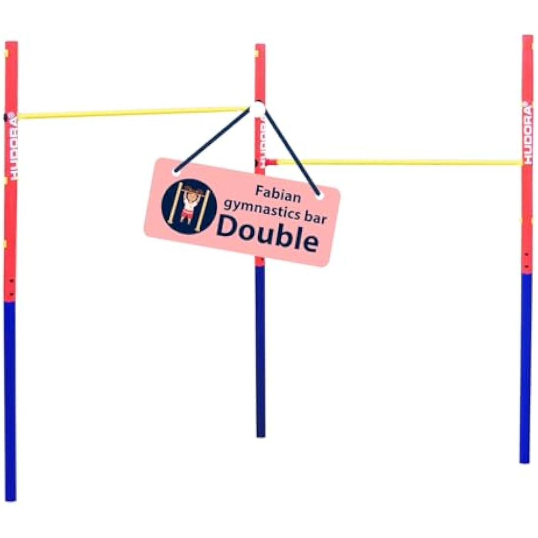 HUDORA Fabian Gymnastics Bar – Height-Adjustable Outdoor Fitness Bar