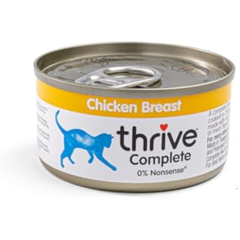 Thrive Chicken Breast Grain-Free Natural Cat Food - 12 Pack Case