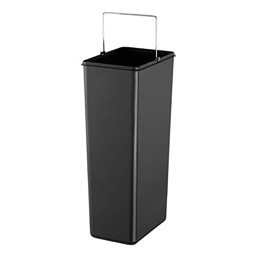 BLACK+DECKER 20L Slimline Pedal Bin – Soft Close Stainless Steel