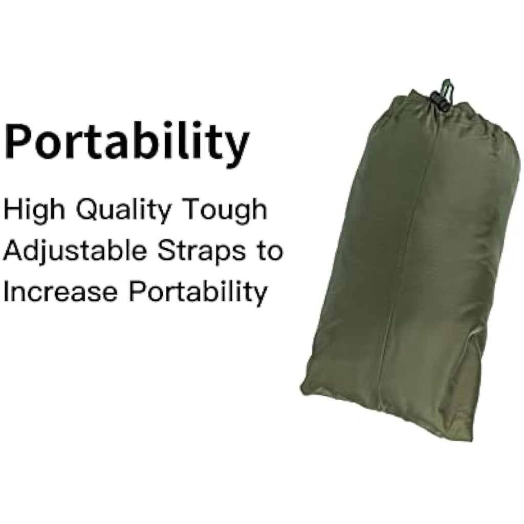 Tongcamo Military Woobie Blanket – Waterproof Camo Poncho Liner for Camping