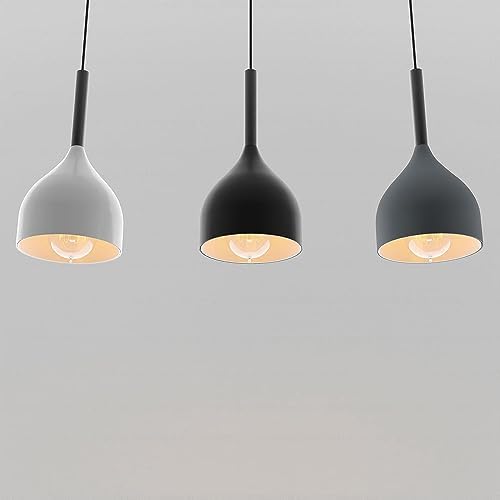 Jolof Store 3-Light Nordic Pendant Lamp – 50cm Metal Ceiling Fixture