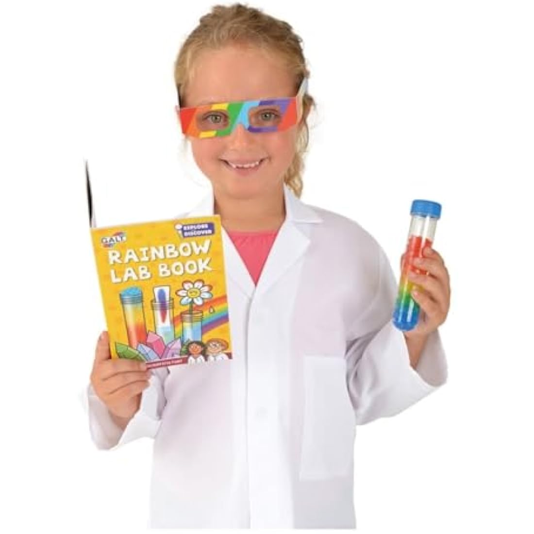 Galt Rainbow Lab Science Kit – 12 STEM Experiments for Kids Ages 5+