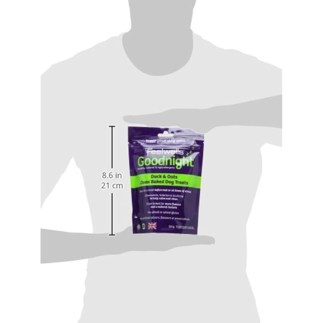 Calming Dog Treats – Hypoallergenic Goodnight Snacks (10 Pack)