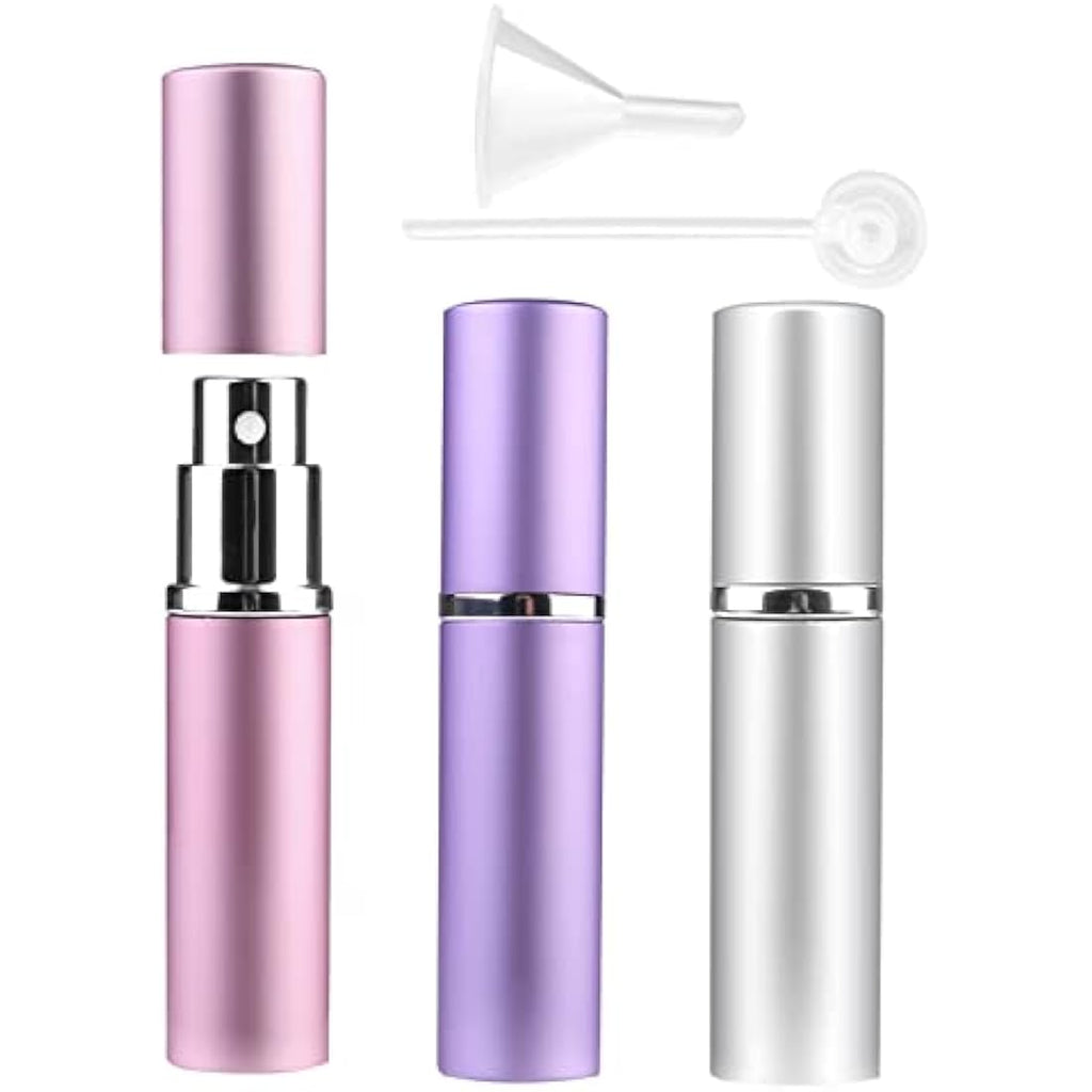 Refillable Perfume Atomiser Bottles - 3 Pcs 6ml Travel Set