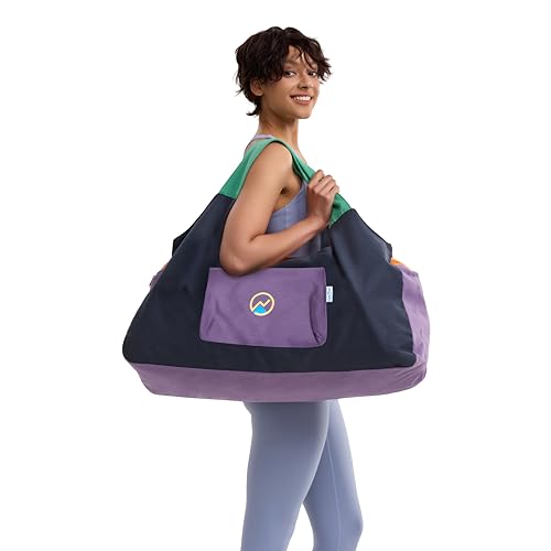 JoYnWell Extra Large Yoga Mat Bag | 12oz Canvas Full Zip Pilates Carrier