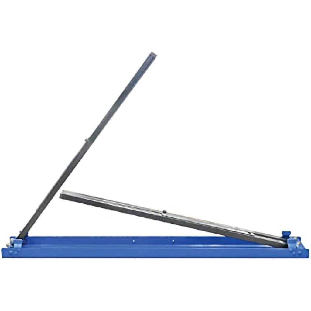 Silverline Metal Saw Horse Twin Pack – 125kg Folding Trestle, Blue