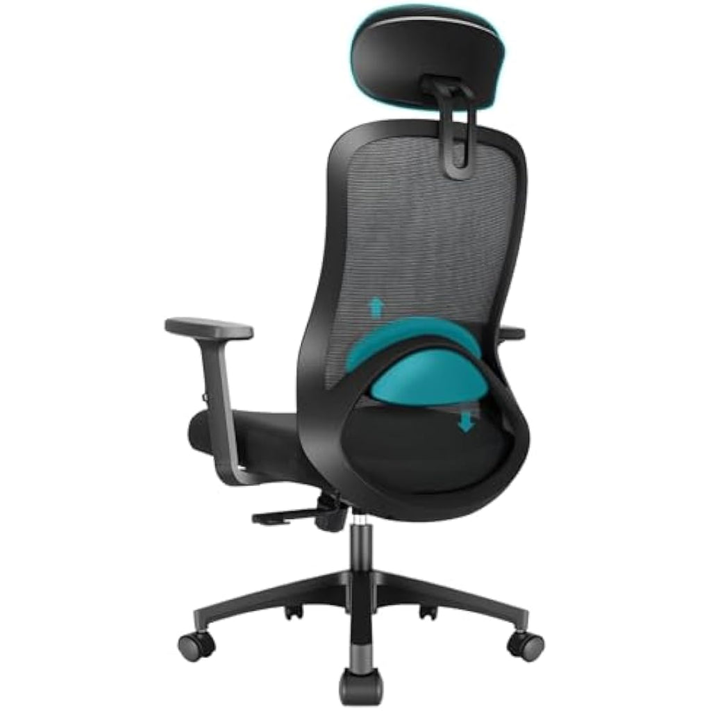 Durrafy Ergonomic Mesh Office Chair – High Back Desk Chair with Lumbar Support