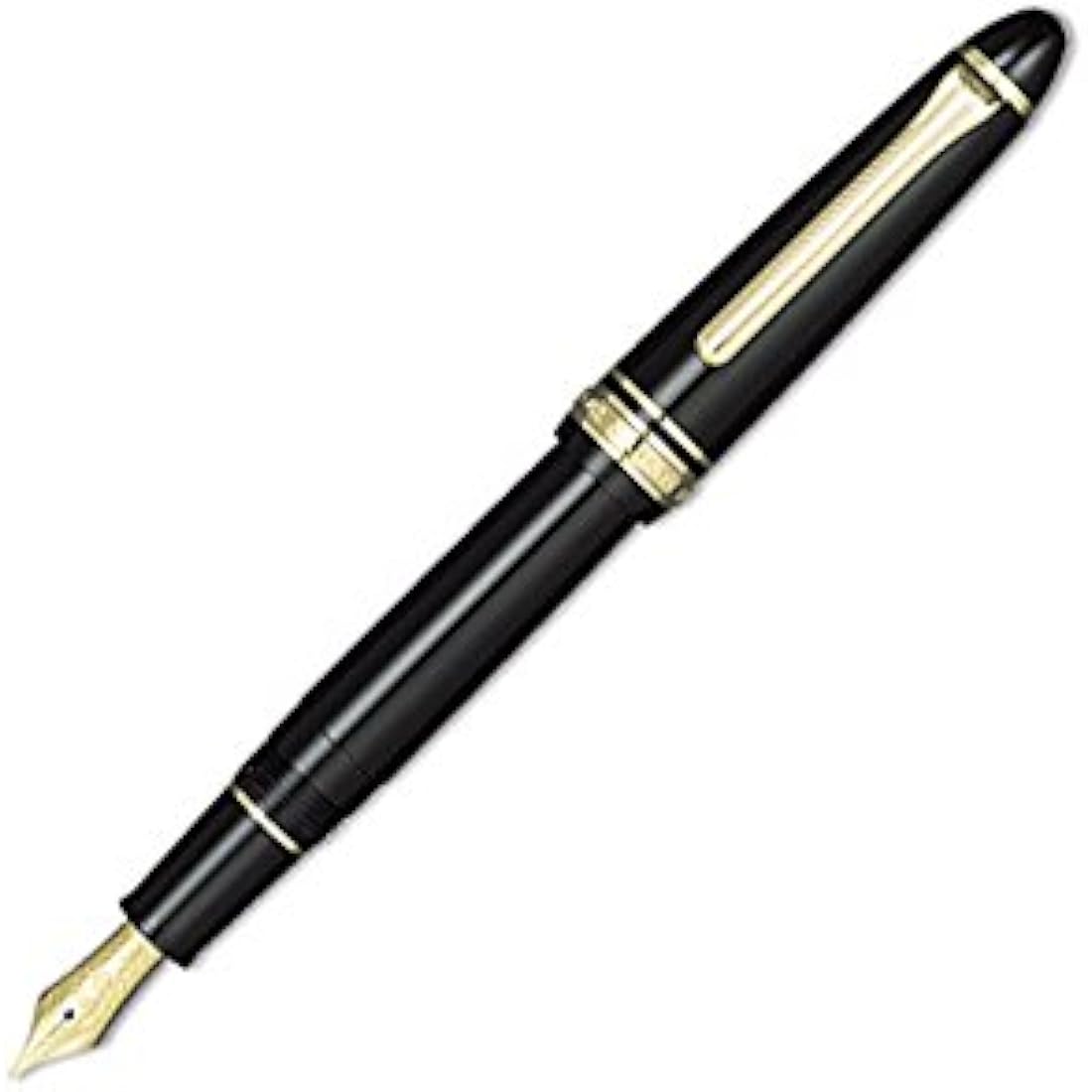 Sailor Profit Standard Fountain Pen - Black Resin, Medium Nib (11-1219-420)