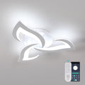 Dorlink Modern Flower LED Ceiling Light - Dimmable 36W with Remote