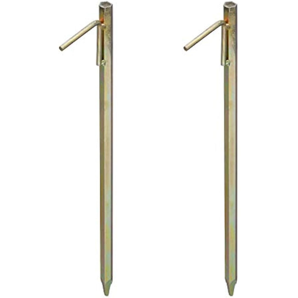 Jolof Store Heavy Duty Tent Stakes – 51cm Galvanized Steel for Rocky Ground