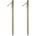 Jolof Store Heavy Duty Tent Stakes – 51cm Galvanized Steel for Rocky Ground