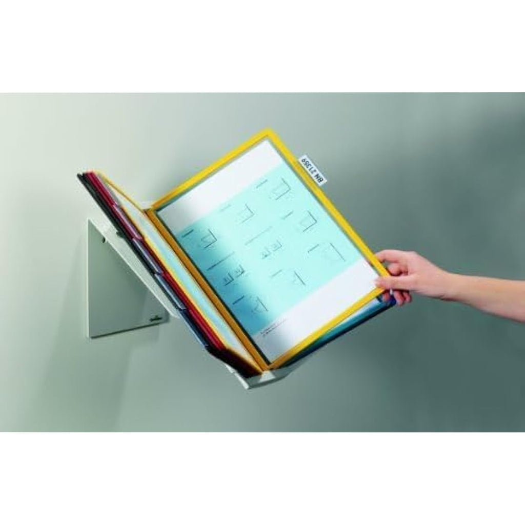 Durable VARIO PRO A4 Display Panel Desk Unit - 10 Assorted Panels