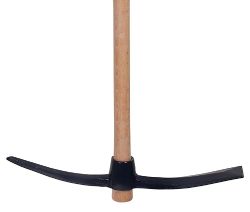 Spear & Jackson Pickaxe – 2.5kg Hardened Steel Head with 90cm Beech Handle