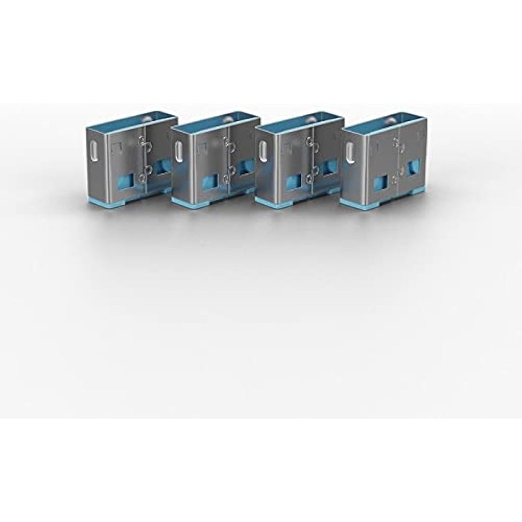 Lindy USB Port Blocker Pack of 10 – Blue Cybersecurity Data Protection