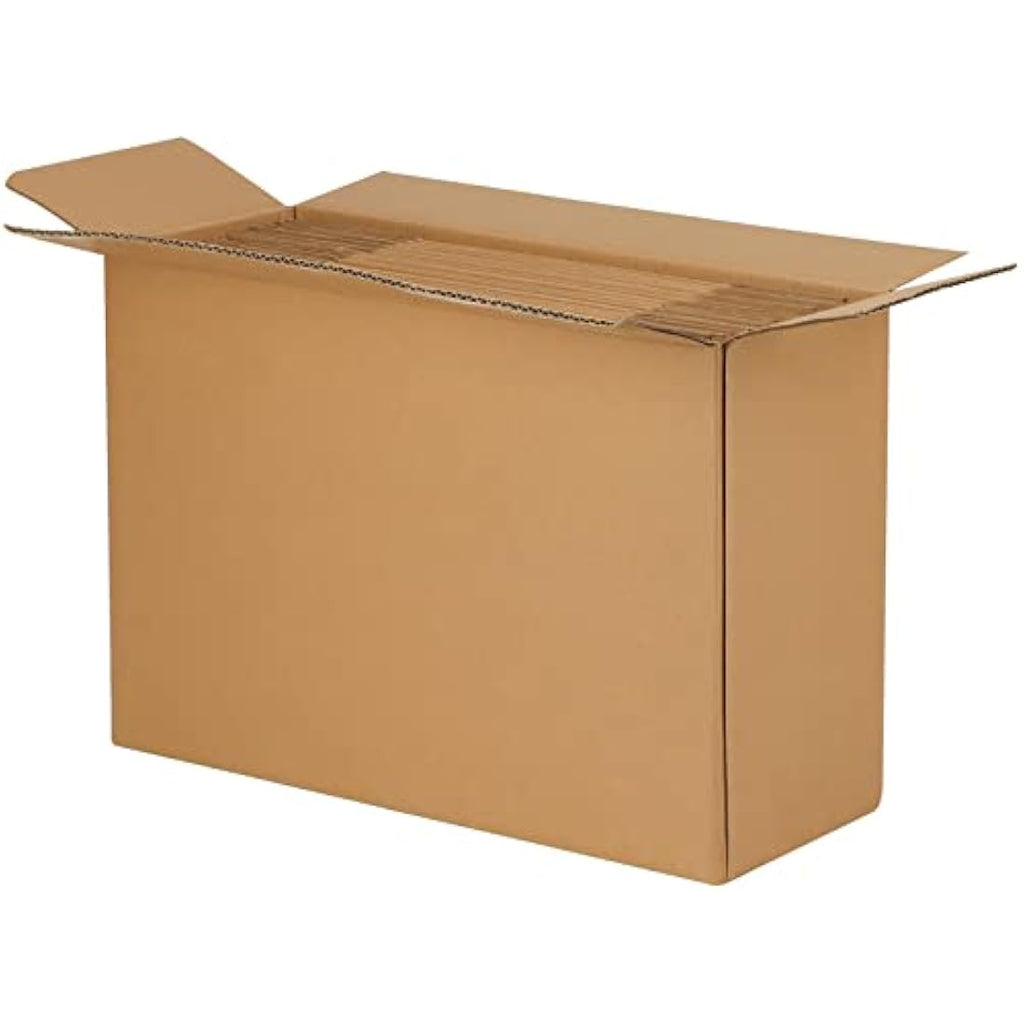 HORLIMER 7x5x2" Corrugated Cardboard Shipping Boxes - 25 Pack Brown