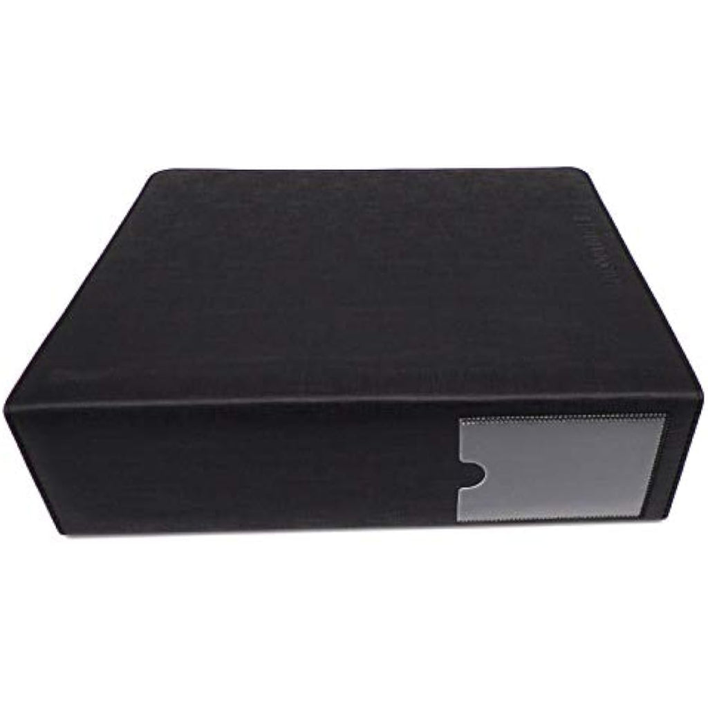 docsmagic.de 3-Ring Premium Card Album Black with 50 Sideloading Pages