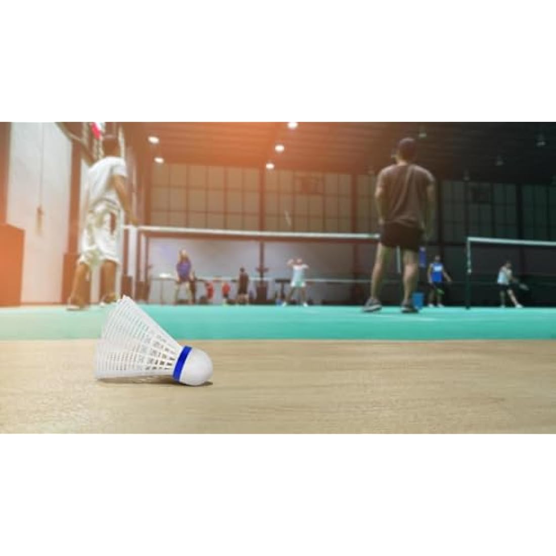 MANJHONG Nylon Badminton Shuttlecocks | Durable Cork Head | 12 Pack