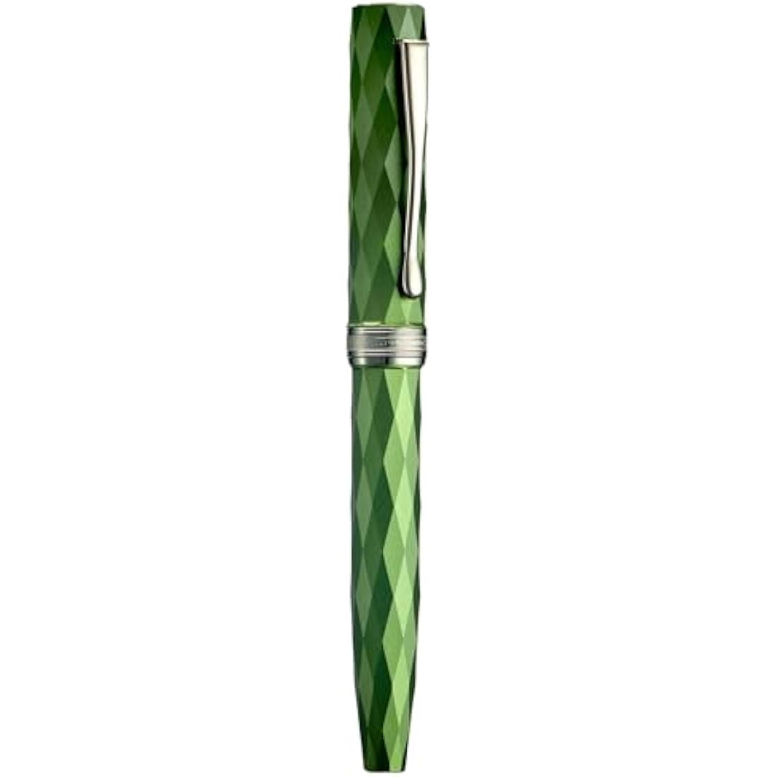 Hongdian N11 Fountain Pen – Grass Green Lozenge Design Fine Soft Nib