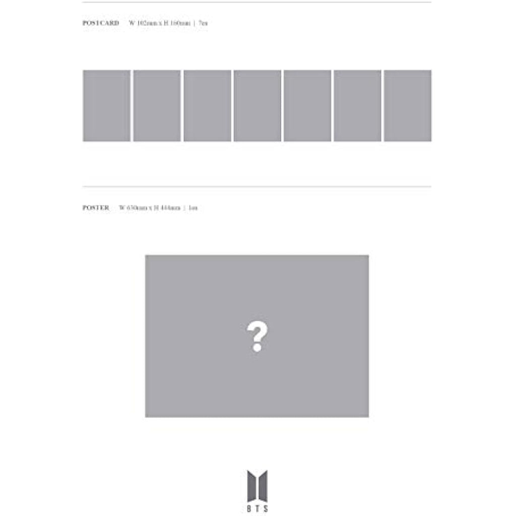 BTS BE Deluxe Edition Album with Poster and Hologram Photocards Set