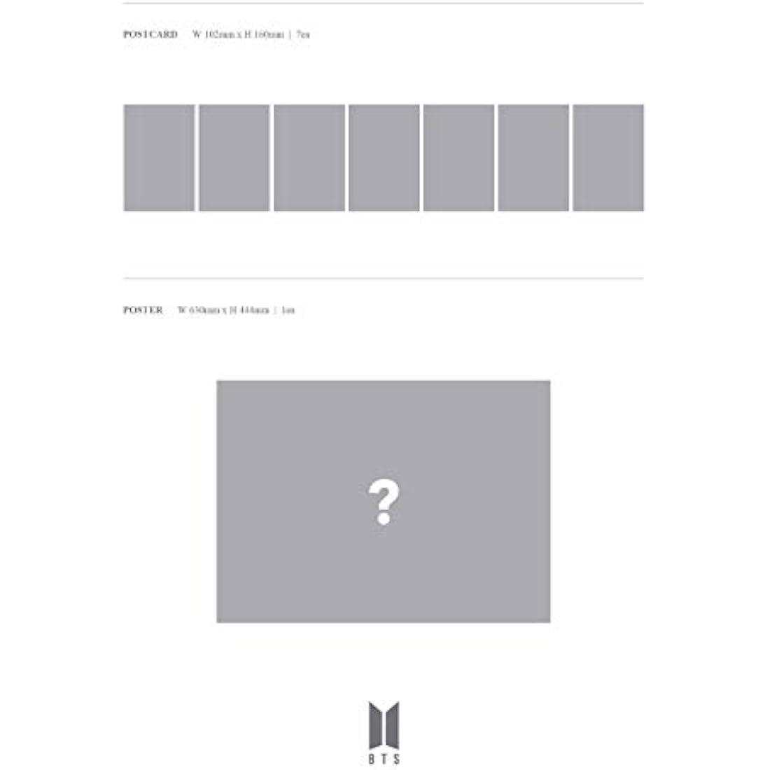 BTS BE Deluxe Edition Album with Poster and Hologram Photocards Set