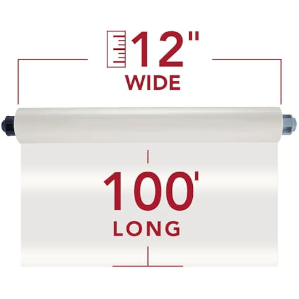 GBC Ultima 35 EZload Thermal Laminating Film, 5 Mil Glossy, 12" x 100', 2 Pack