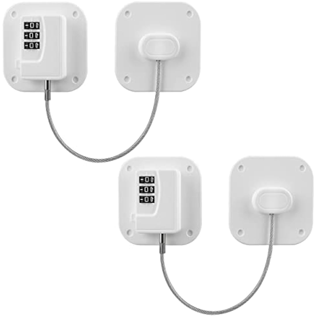 Evilsoul Password Fridge Lock – 2PCS Child Safety Refrigerator Locks