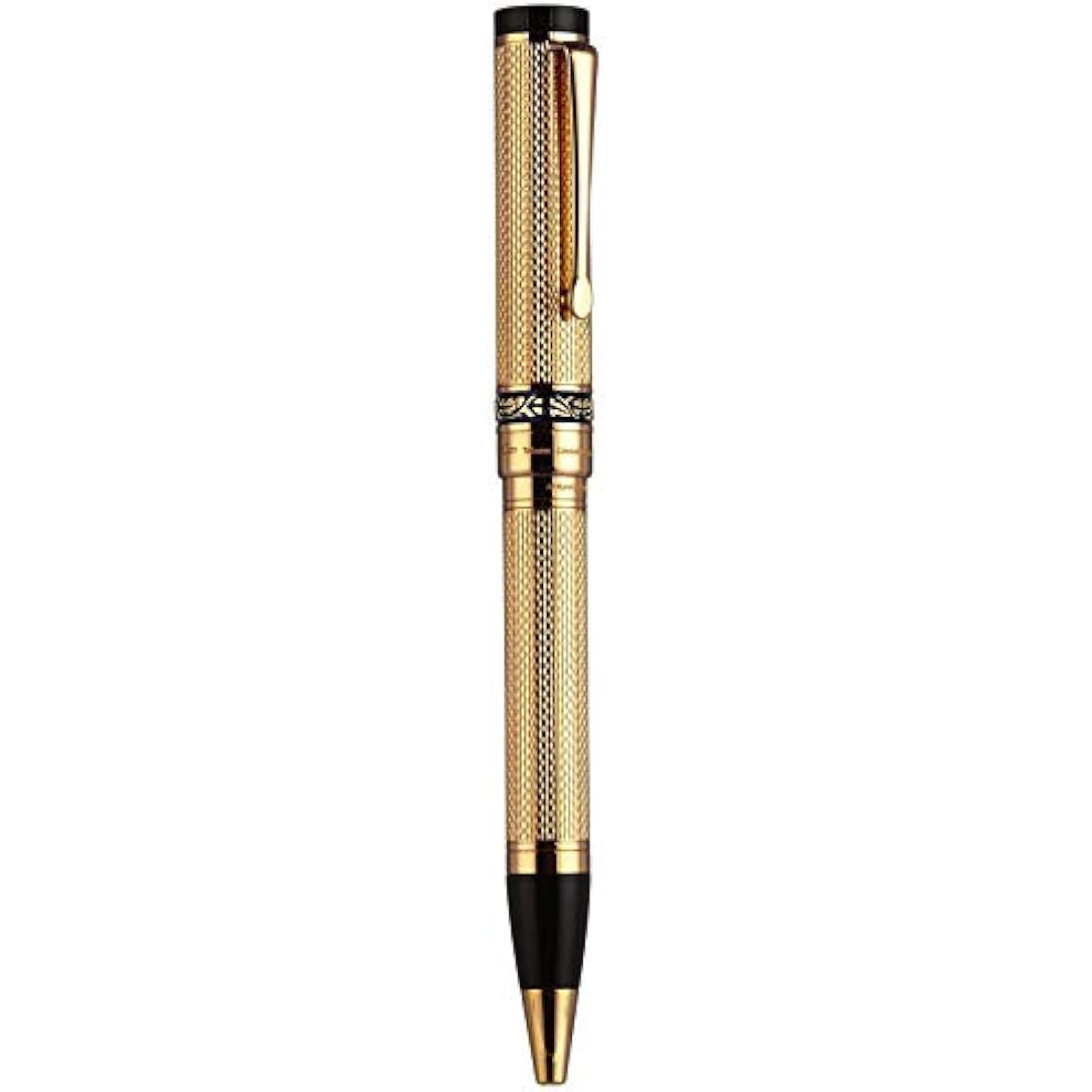 Xezo Tribune 18K Gold Plated Ballpoint Pen | Limited Edition Brass