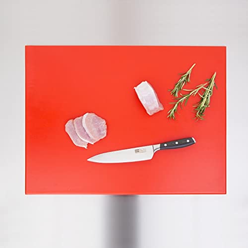 Hygiplas Red HDPE Large Chopping Board for Raw Meat – 60x45cm