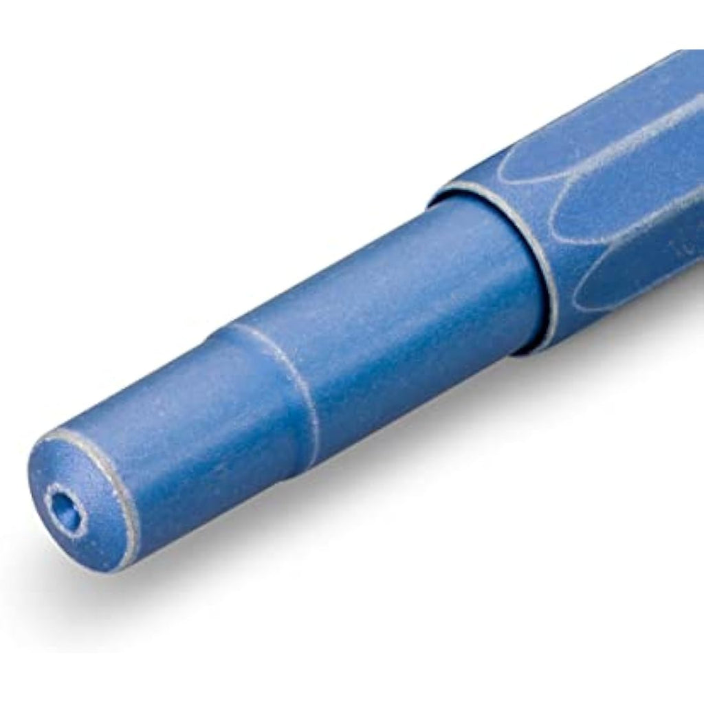 Kaweco AL Sport Rollerball Pen – Stonewash Blue Aluminium Pocket Pen